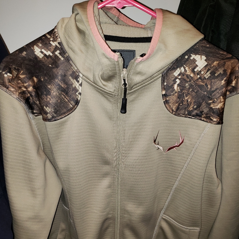 NWT Black Antler Tan camo Quarter Zip